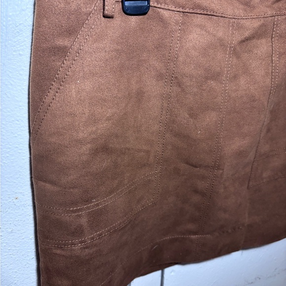 Hinge by Nordstrom Faux Suede Mini Skirt - Picture 9 of 12